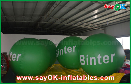 2.5m Green Giant Inflatable Led Helium Balloon for Advertising