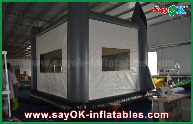 0.6mm PVC 4x3m Grey Inflatable Jumping Castle Popular Happy Hop Bouncy Castle