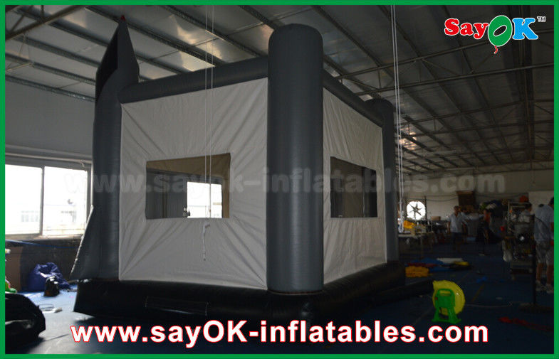 0.6mm PVC 4x3m Grey Inflatable Jumping Castle Popular Happy Hop Bouncy Castle