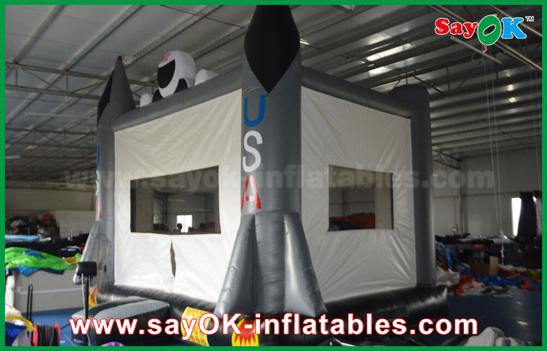 0.6mm PVC 4x3m Grey Inflatable Jumping Castle Popular Happy Hop Bouncy Castle