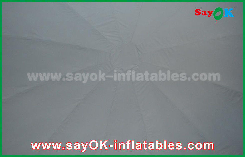 360 Degree PVC Tarpaulin Inflatable Dome Tent With Air Blower / Floor Mat
