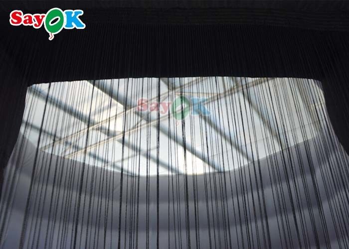 Black PVC Coated Blow Up Photo Booth 360 Photo Booth Enclosure