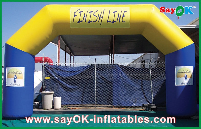 PVC Durable Material Inflatable Arch / Inflatable Finish Line