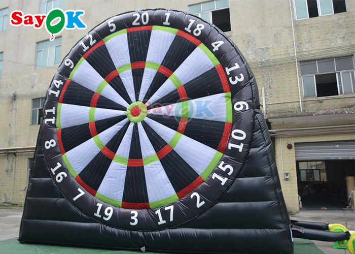 Large Inflatable Football Dartboard Soccer Dart Board Game Target With Balls