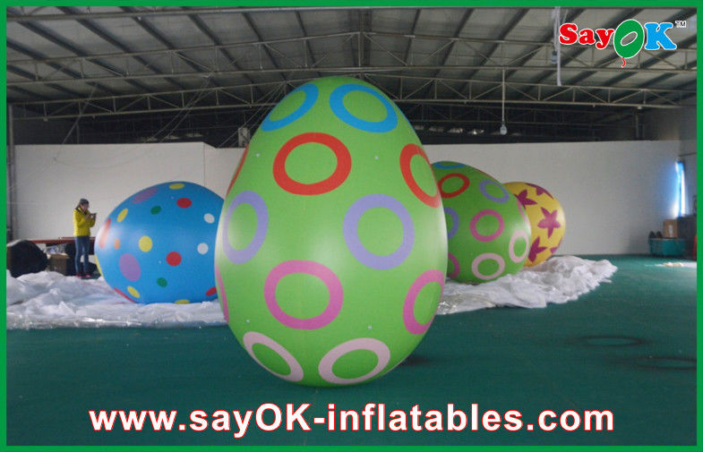 Decoration Colorful Inflatable Egg Easter Festival Decoration With Print  Inflatable Easter Egg For Sale