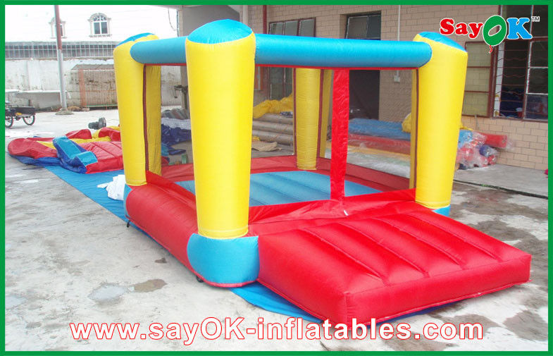 PVC / Oxford Simple Inflatable Bounce Custom Inflatable Bouncy Castle Bounce Houses Rentals For Sales