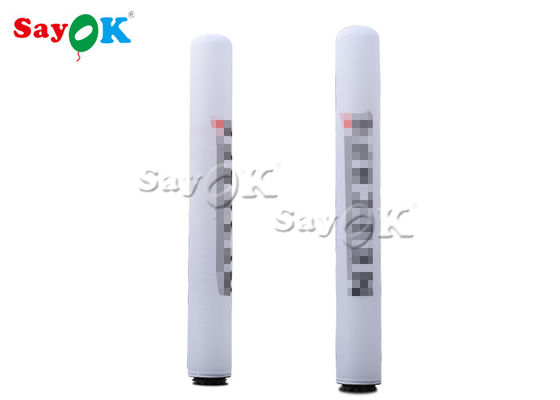 0.63x5mH ইভেন্ট / স্টেজ সজ্জা জন্য inflatable LED আলো কলাম