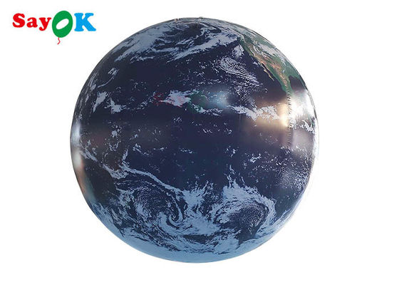 প্ল্যানেট বল ব্লো আপ বিজ্ঞাপনের জন্য OEM পিভিসি ইনফ্ল্যাটেবল আর্থ গ্লোব