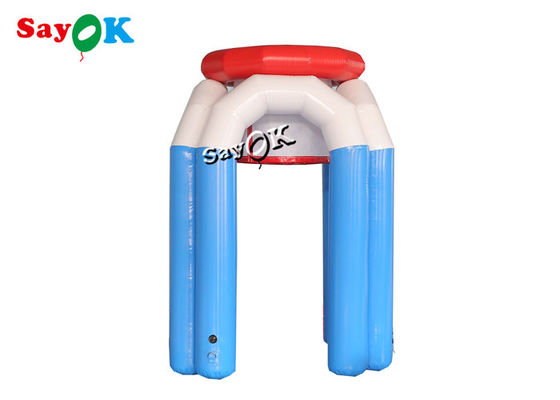 বাণিজ্যিক বায়ুরোধী inflatable ক্রীড়া গেমস বাস্কেটবল হুপ শুটিং কার্নিভাল খেলা