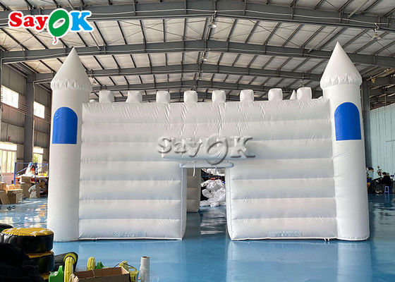 Inflatable ইয়ার্ড তাঁবু বিবাহের পার্টি হালকা ওজন জন্য কাস্টম সাদা বাউন্সি দুর্গ তাঁবু