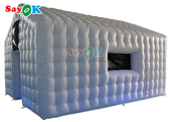 বাণিজ্যিক পিভিসি উপাদান Inflatable বাউন্স হাউস সাদা রঙ