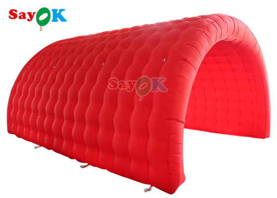 210D অক্সফোর্ড কাপড় Inflatable টানেল তাঁবু বিজ্ঞাপন কাস্টম ব্লো আপ চ্যানেল তাঁবু