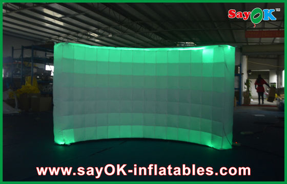 Inflatable Photo Studio 12 Led Air Light Inflatable Wall ডিজিটাল প্রিন্টিং রিমোট কন্ট্রোল 3x1.5x2 M