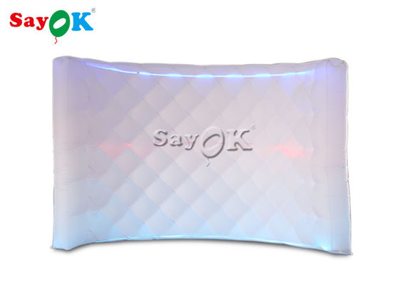 ইনফ্ল্যাটেবল পার্টি ডেকোরেশন কার্ভ LED 210D ইনফ্ল্যাটেবল ফটো বুথ