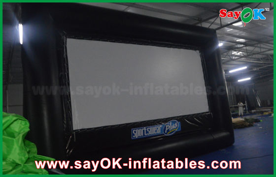ইনফ্ল্যাটেবল প্রজেক্টর স্ক্রীন 6 X 3.5m Pvc/ Oxford Cloth Protable Film Inflatable Movie Screen for ভাড়া
