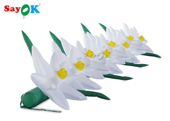 বিজ্ঞাপনের জন্য বায়ু ব্লাভারের সাথে টেকসই inflatable ফুল চেইন