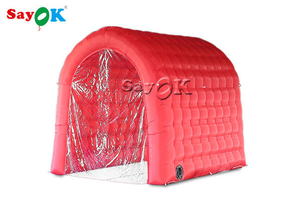 লাল অগ্নিরোধী জীবাণুনাশক চ্যানেল inflatable মেডিকেল তাঁবু
