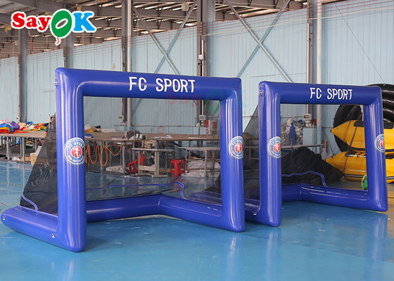 SAYOK 2.6x2m সুবিধাজনক মোবাইল আউটডোর ফাস্ট ইনফ্ল্যাটেবল ক্লোজড এয়ার সকার গ্যান্ট্রি ইনফ্ল্যাটেবল বেসবল গেম