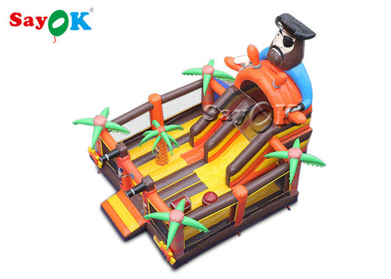 বায়ুরোধী বহিরঙ্গন পাইরেট জাম্পিং কাসল inflatable bouncer শিশুদের জন্য