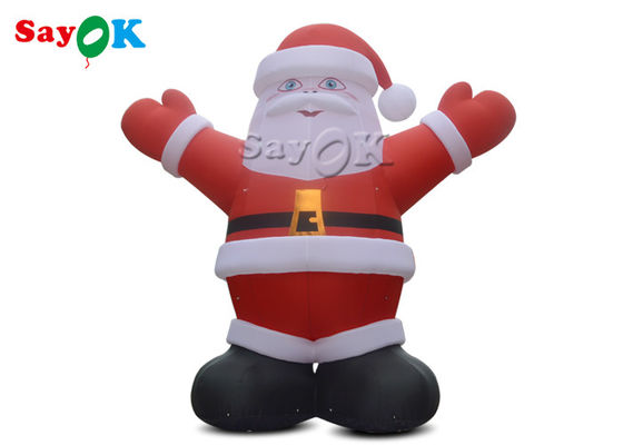 ছুটির সাজসজ্জা 6 মি পিভিসি inflatable সান্তা ক্লাউস