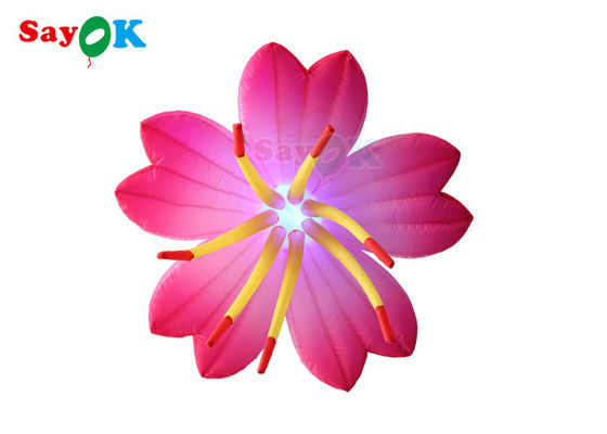 কাস্টম LED আলোকিত বিজ্ঞাপন মঞ্চ পার্টি প্রসাধন জন্য Inflatable ফুল উজ্জ্বল