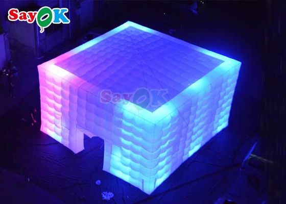 বাণিজ্যিক সাদা নাইটক্লাব পার্টি inflatable বায়ু তাঁবু বহিরঙ্গন ইভেন্টের জন্য বড় inflatable নাইটক্লাব