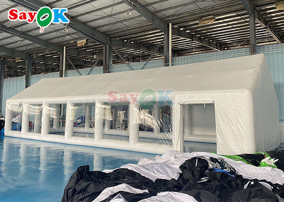কাস্টমাইজড বড় স্বচ্ছ inflatable কভার তাঁবু inflatable সুইমিং পুল পার্টি এবং ইভেন্ট