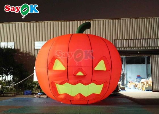 16.4FT বিশাল হ্যালোইন আউটডোর inflatable কুমড়া সজ্জা ডিজিটাল মুদ্রণ