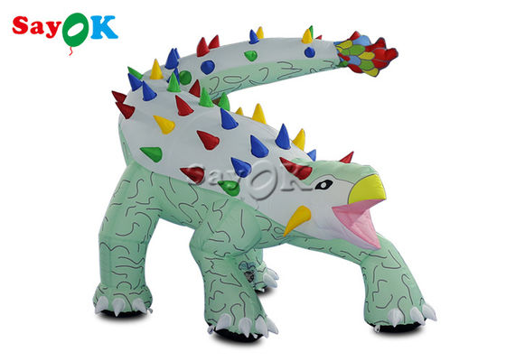 inflatable ক্রিসমাস ডাইনোসর 1.8x1.2mH inflatable Ankylosaurus কার্টুন মডেল বিজ্ঞাপনের জন্য