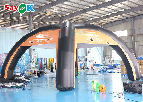 পারিবারিক এয়ার টেন্ট কাস্টম পিভিসি 7x4m inflatable এয়ার টেন্ট সমর্থন কাঠামো Blow Up Spider Tent