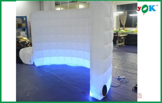 পার্টি তাঁবু অক্সফোর্ড কাপড় Inflatable বায়ু তাঁবু সাদা বিবাহের Inflatable ওয়াল Inflatable Led ওয়াল